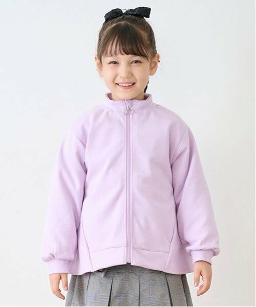 mezzo piano / メゾピアノ ブルゾン | ダンボール　3wayブルゾン（ラベンダー）