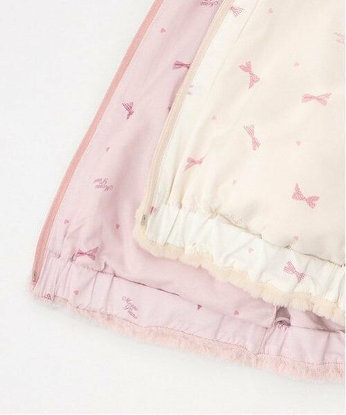 mezzo piano / メゾピアノ ダウンジャケット・ベスト | くま耳　フェイクファー　ベスト | 詳細15