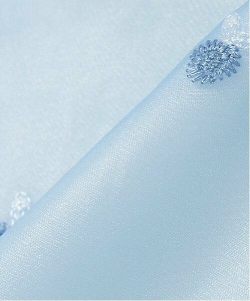 mezzo piano / メゾピアノ ミニ丈・ひざ丈ワンピース | バラ刺しゅうオーガンジー　ワンピース | 詳細8