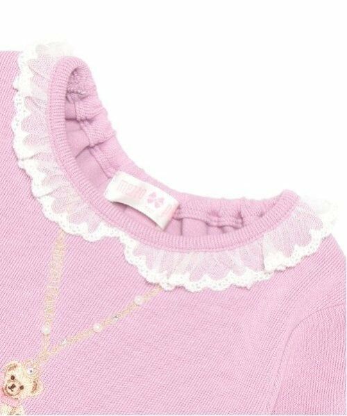 mezzo piano / メゾピアノ ミニ丈・ひざ丈ワンピース | チェックチュール　ドッキングワンピース | 詳細2