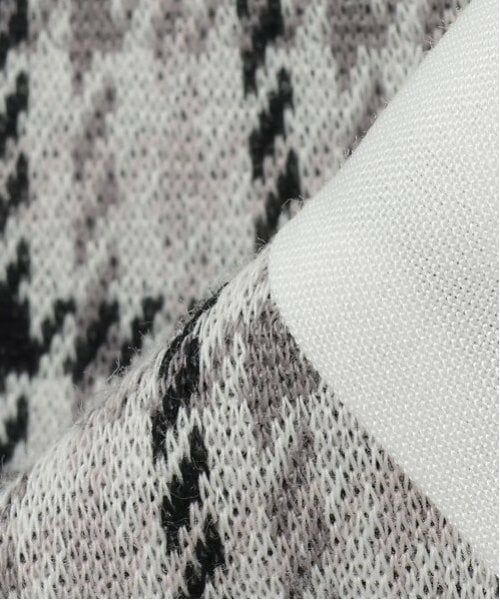 mezzo piano / メゾピアノ ミニ丈・ひざ丈ワンピース | くまポシェット　カットジャガードチェックワンピース | 詳細10