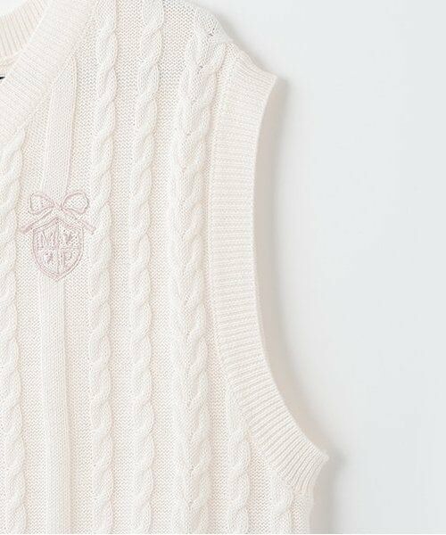 mezzo piano / メゾピアノ ミニ丈・ひざ丈ワンピース | セーラーワンピース　＆ニットベスト　セット | 詳細5