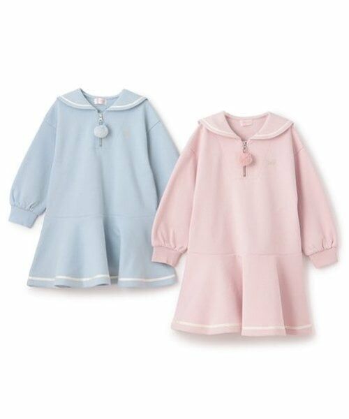 mezzo piano / メゾピアノ ミニ丈・ひざ丈ワンピース | くま耳セーラー　カットワンピース | 詳細13