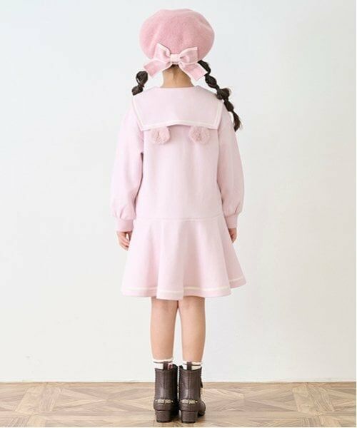 mezzo piano / メゾピアノ ミニ丈・ひざ丈ワンピース | くま耳セーラー　カットワンピース | 詳細2