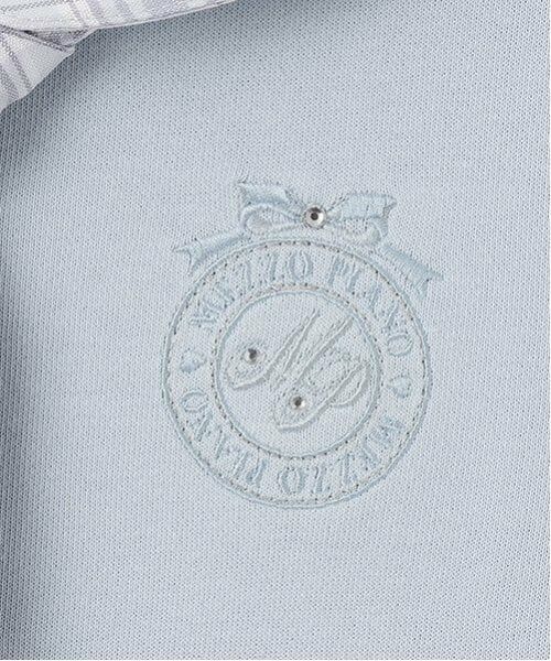 mezzo piano / メゾピアノ ミニ丈・ひざ丈ワンピース | ネクタイつきチェックプリーツ　ドッキングワンピース | 詳細4