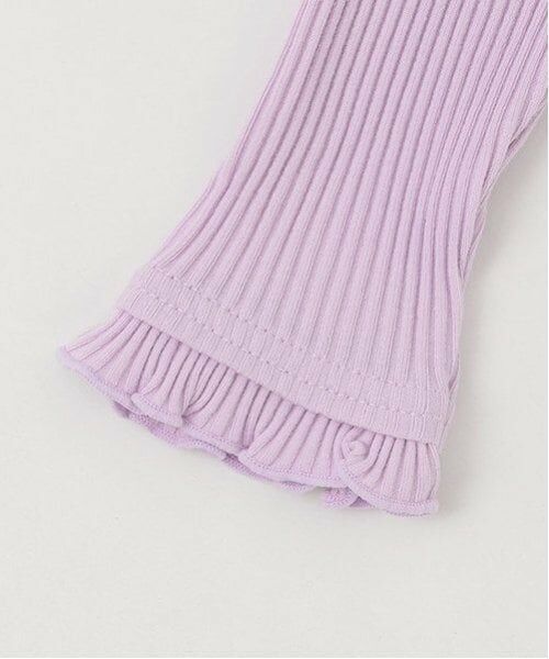 mezzo piano / メゾピアノ ミニ丈・ひざ丈ワンピース | チュール刺しゅう　ドッキングワンピース | 詳細7