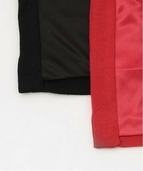 mezzo piano / メゾピアノ ミニ丈・ひざ丈ワンピース | 35thビーズ刺しゅうニットワンピース・ボレロ・チョーカーセット | 詳細11