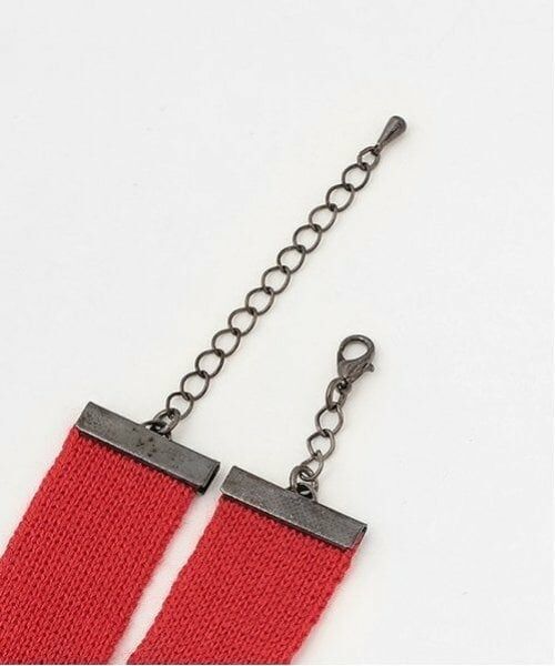 mezzo piano / メゾピアノ ミニ丈・ひざ丈ワンピース | 35thビーズ刺しゅうニットワンピース・ボレロ・チョーカーセット | 詳細19