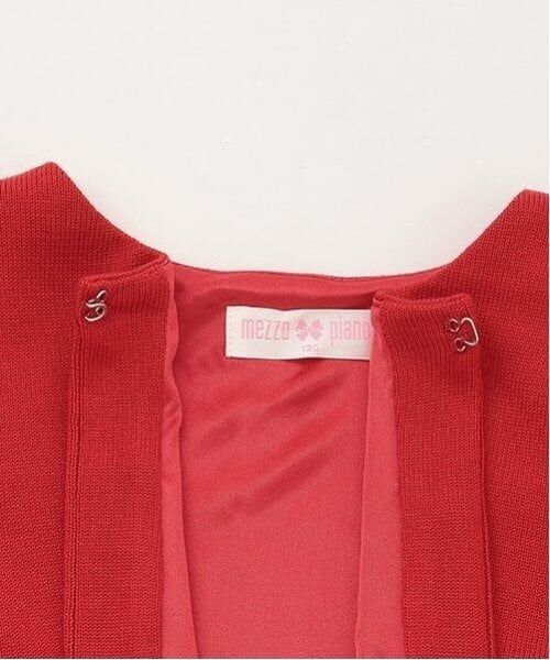 mezzo piano / メゾピアノ ミニ丈・ひざ丈ワンピース | 35thビーズ刺しゅうニットワンピース・ボレロ・チョーカーセット | 詳細8