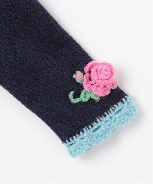 mezzo piano / メゾピアノ ミニ丈・ひざ丈ワンピース | 35th　バラ柄ドッキングワンピース＆ボレロセット | 詳細12