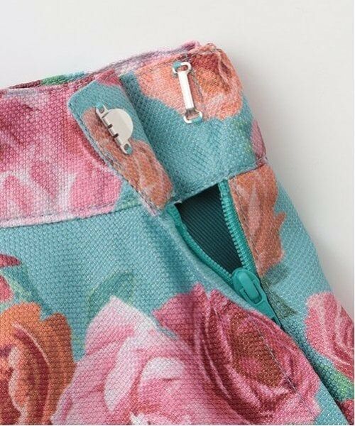 mezzo piano / メゾピアノ セットアップ | 35th ツィードジャケット&バラ柄スカート セットアップ | 詳細14