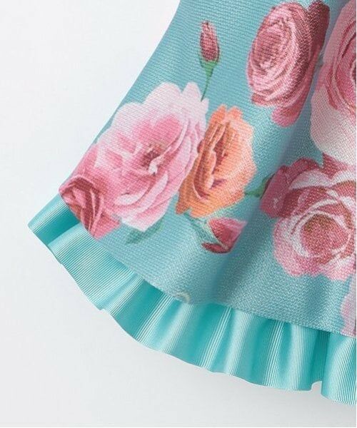 mezzo piano / メゾピアノ セットアップ | 35th ツィードジャケット&バラ柄スカート セットアップ | 詳細16