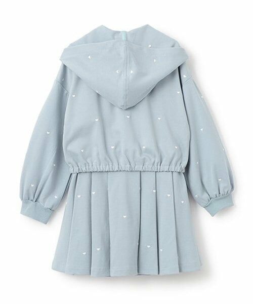 mezzo piano / メゾピアノ パーカー | 短丈ZIPパーカ　＆半袖Tシャツ　セットアップ | 詳細1