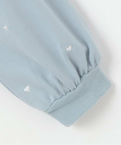 mezzo piano / メゾピアノ パーカー | 短丈ZIPパーカ　＆半袖Tシャツ　セットアップ | 詳細4