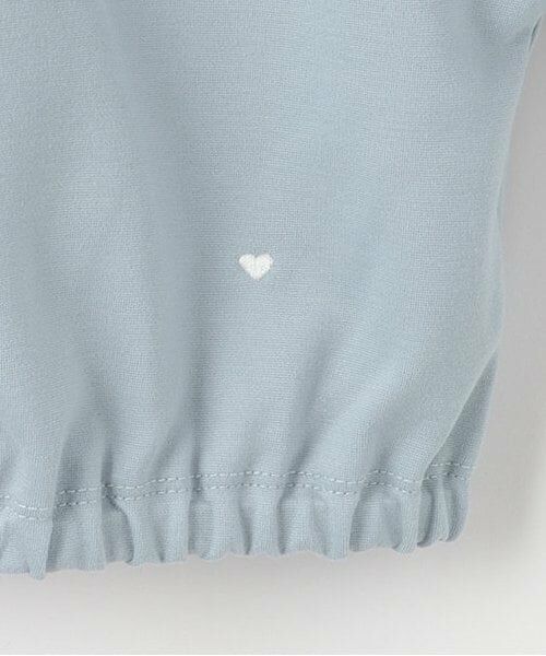 mezzo piano / メゾピアノ パーカー | 短丈ZIPパーカ　＆半袖Tシャツ　セットアップ | 詳細5