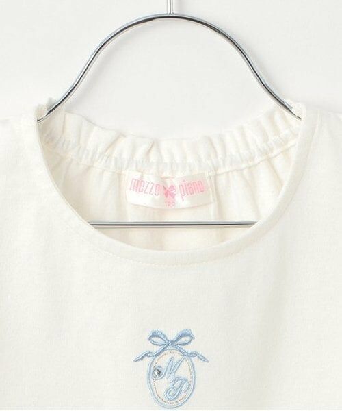 mezzo piano / メゾピアノ パーカー | 短丈ZIPパーカ　＆半袖Tシャツ　セットアップ | 詳細6