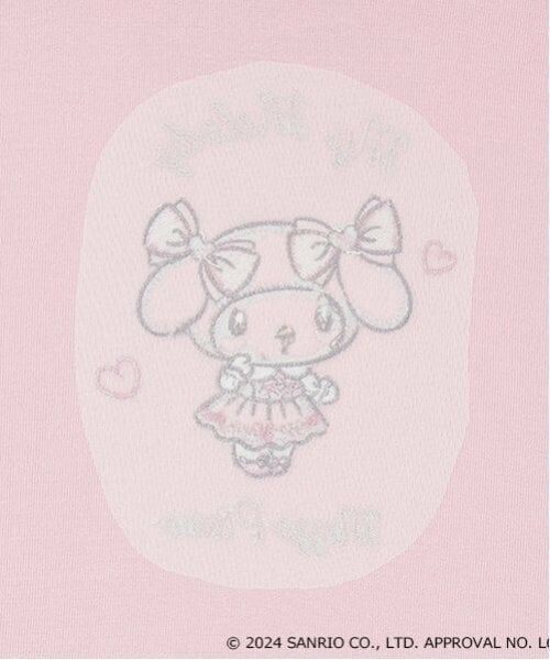 mezzo piano / メゾピアノ ミニ丈・ひざ丈ワンピース | 【おめかしマイメロディ】裾プリーツ　パーカワンピース | 詳細9