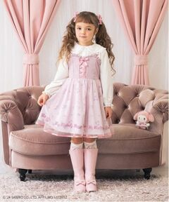 mezzo piano / メゾピアノ ミニ丈・ひざ丈ワンピース | 【おめかしマイメロディ】ブラウス＆キャミワンピースSET