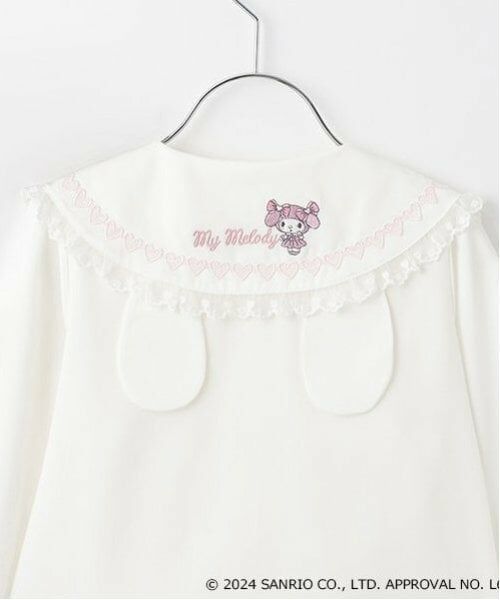 mezzo piano / メゾピアノ ミニ丈・ひざ丈ワンピース | 【おめかしマイメロディ】ブラウス＆キャミワンピースSET | 詳細13