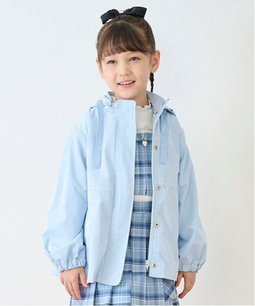 mezzo piano / メゾピアノ ブルゾン | 3way　マウンテンパーカ（サックス）