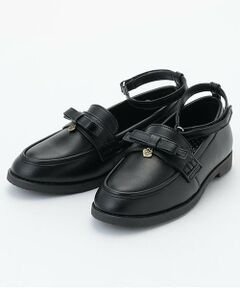 mezzo piano / メゾピアノ ビジネス・ドレスシューズ | リボン　ローファー