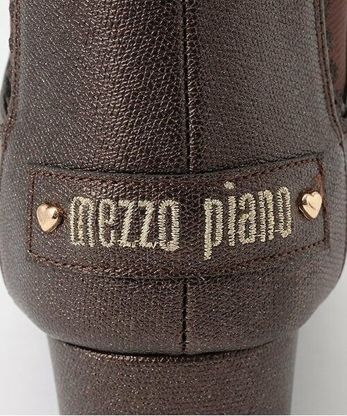 mezzo piano / メゾピアノ ブーツ(ショート丈) | レースアップリボン サイドゴアブーツ | 詳細6