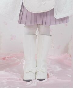 mezzo piano / メゾピアノ ブーツ（ショート丈） | 後ろ編み上げ　ロングブーツ