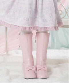 mezzo piano / メゾピアノ ブーツ（ショート丈） | 後ろ編み上げ　ロングブーツ