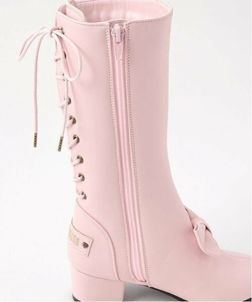 mezzo piano / メゾピアノ ブーツ(ショート丈) | 後ろ編み上げ ロングブーツ | 詳細19