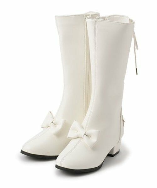 mezzo piano / メゾピアノ ブーツ(ショート丈) | 後ろ編み上げ ロングブーツ | 詳細26