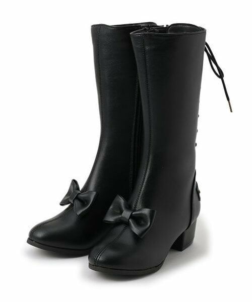 mezzo piano / メゾピアノ ブーツ(ショート丈) | 後ろ編み上げ ロングブーツ | 詳細27