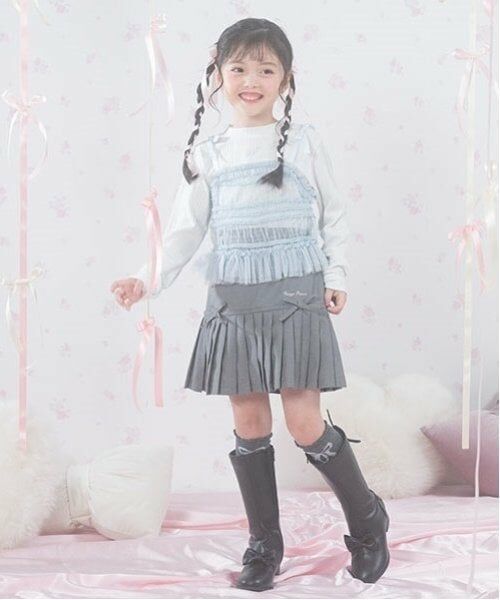 mezzo piano / メゾピアノ ブーツ(ショート丈) | 後ろ編み上げ ロングブーツ | 詳細4