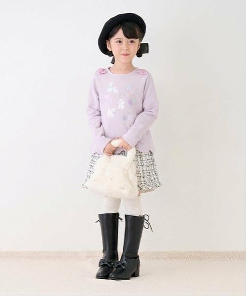 mezzo piano / メゾピアノ ハンチング・キャスケット・ベレー帽 | 後ろリボン　バスクベレー帽 | 詳細2