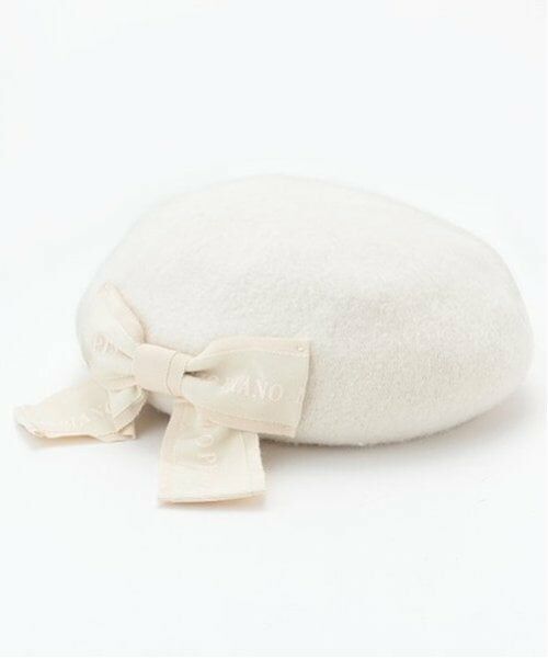 mezzo piano / メゾピアノ ハンチング・キャスケット・ベレー帽 | 後ろリボン　バスクベレー帽 | 詳細6