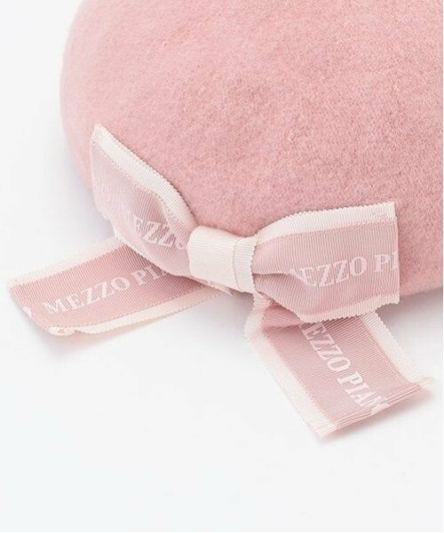 mezzo piano / メゾピアノ ハンチング・キャスケット・ベレー帽 | 後ろリボン　バスクベレー帽 | 詳細9