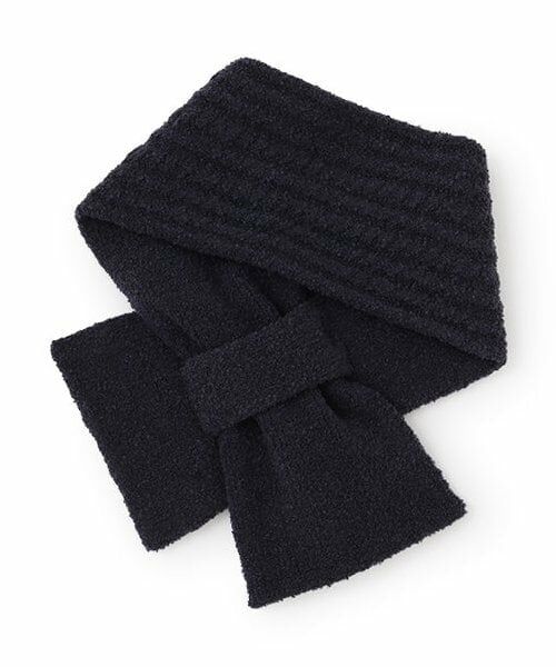 mezzo piano / メゾピアノ マフラー・ショール・スヌード・ストール | ケーブルマシュマロ　ニットマフラー | 詳細1