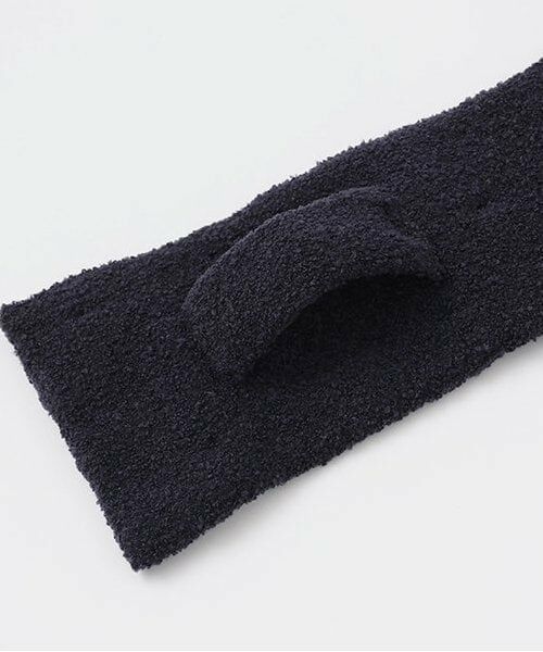 mezzo piano / メゾピアノ マフラー・ショール・スヌード・ストール | ケーブルマシュマロ　ニットマフラー | 詳細3