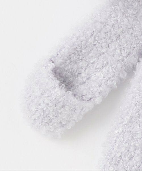 mezzo piano / メゾピアノ 手袋 | ケーブルマシュマロ　ニット手袋 | 詳細3