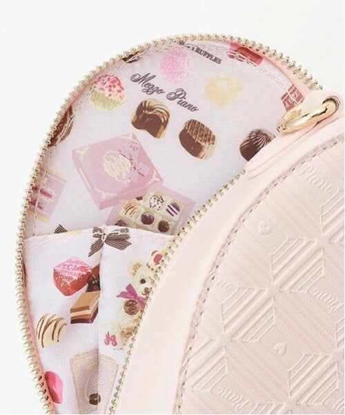 mezzo piano / メゾピアノ ショルダーバッグ | チョコ柄ハート　ショルダーバッグ | 詳細7