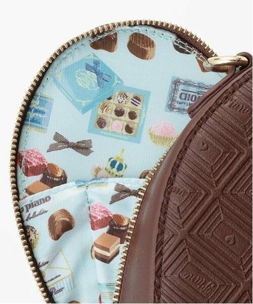 mezzo piano / メゾピアノ ショルダーバッグ | チョコ柄ハート　ショルダーバッグ | 詳細8