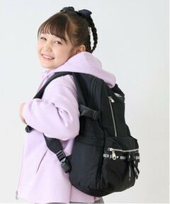 mezzo piano / メゾピアノ リュック・バックパック | ハートポーチつき　ロゴリボン　ナイロンリュック　大