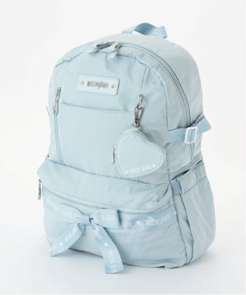 mezzo piano / メゾピアノ リュック・バックパック | ハートポーチつき　ロゴリボン　ナイロンリュック　大 | 詳細26