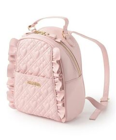 mezzo piano / メゾピアノ リュック・バックパック | ハートキルトフリル　ミニリュック