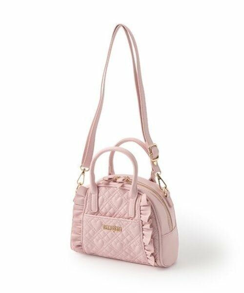 mezzo piano / メゾピアノ ショルダーバッグ | ハートキルトフリル　2wayショルダーバッグ | 詳細3