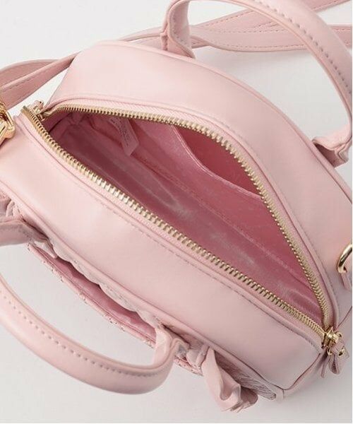 mezzo piano / メゾピアノ ショルダーバッグ | ハートキルトフリル　2wayショルダーバッグ | 詳細9