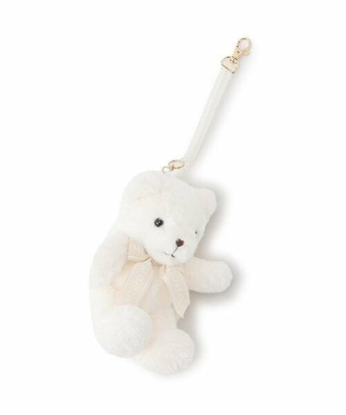 mezzo piano / メゾピアノ カードケース・名刺入れ・定期入れ | くま　ぬいぐるみ　パスケース（オフ ホワイト）