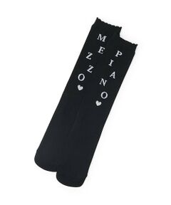 mezzo piano / メゾピアノ ソックス | MEZZO PIANO　ロゴ　ハイソックス