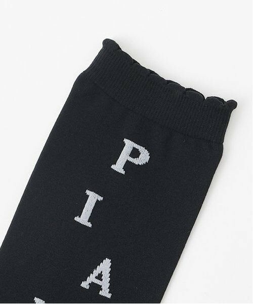 mezzo piano / メゾピアノ ソックス | MEZZO PIANO　ロゴ　ハイソックス | 詳細1