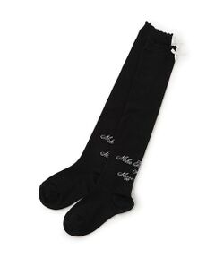 mezzo piano / メゾピアノ ソックス | リボンロゴ　ニーハイソックス