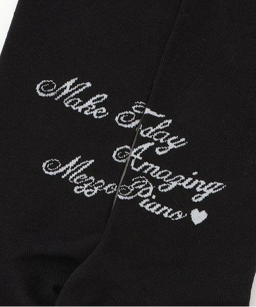 mezzo piano / メゾピアノ ソックス | リボンロゴ　ニーハイソックス | 詳細2